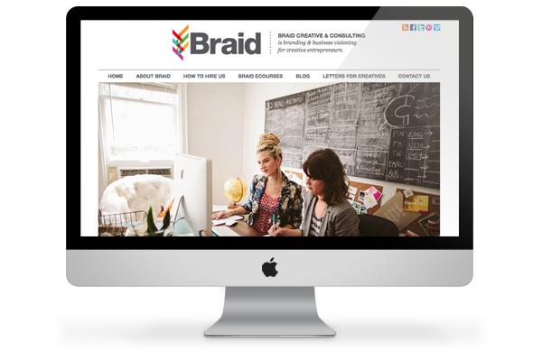 Braid Creative & Consulting | eCourse website development and eCommerce website development by Emily M. Thompson | Indie Shopography