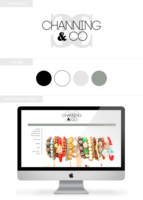 Channing & Co | Branding and eCommerce Web Design by Emily M. Thompson | Indie Shopography