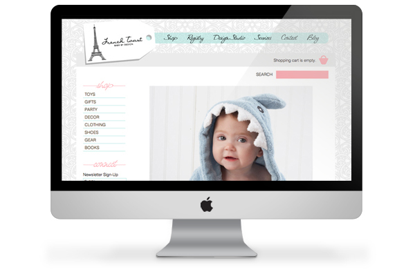 French Toast | eCommerce Web Design by Emily M. Thompson | Indie Shopography